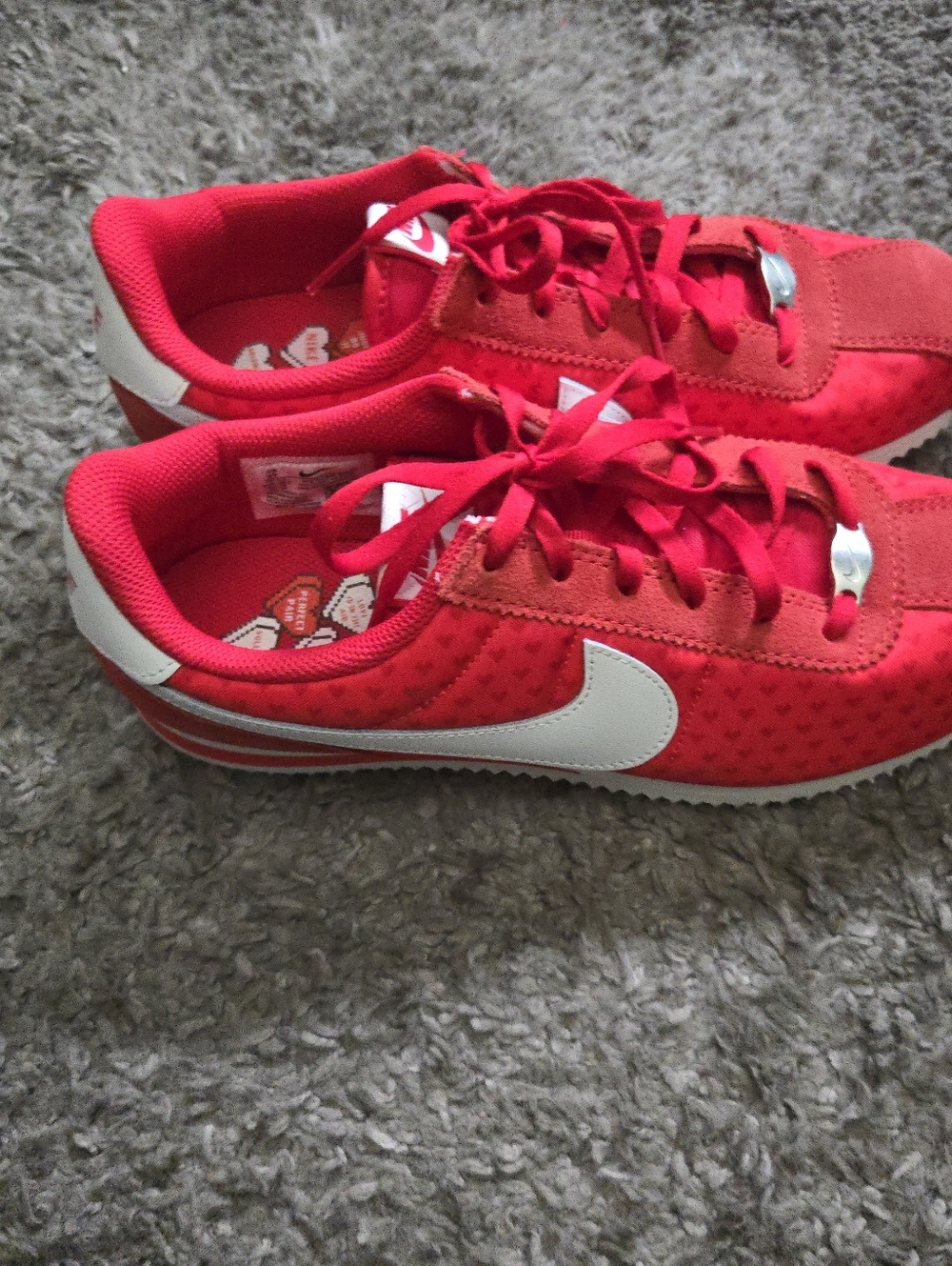 Nike Kids Cortez Bg Youth Size 6y Red And White Valentines Day 032026 - Picture 9 of 11